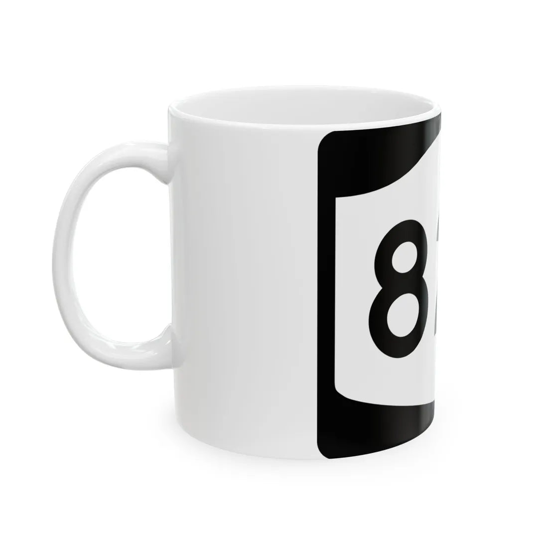 NY-82A (New York) (Road Sign) White Coffee Mug - Go Mug Yourself