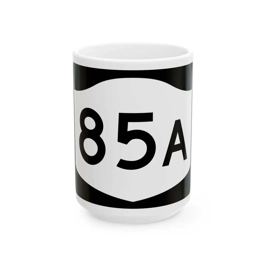 NY-85A (New York) (Road Sign) White Coffee Mug 15oz - Go Mug Yourself