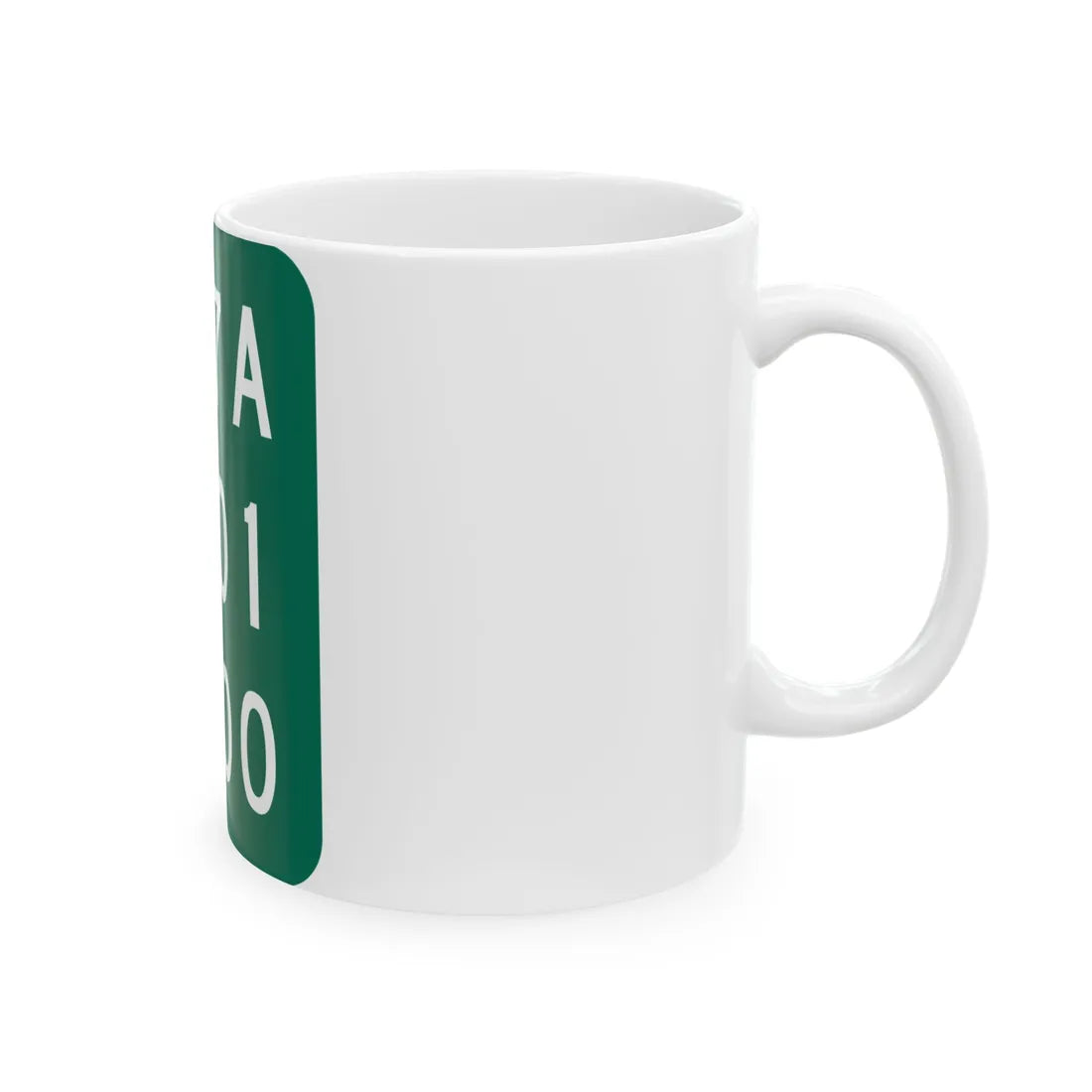 NY-987A (New York) (Road Sign) White Coffee Mug - Go Mug Yourself