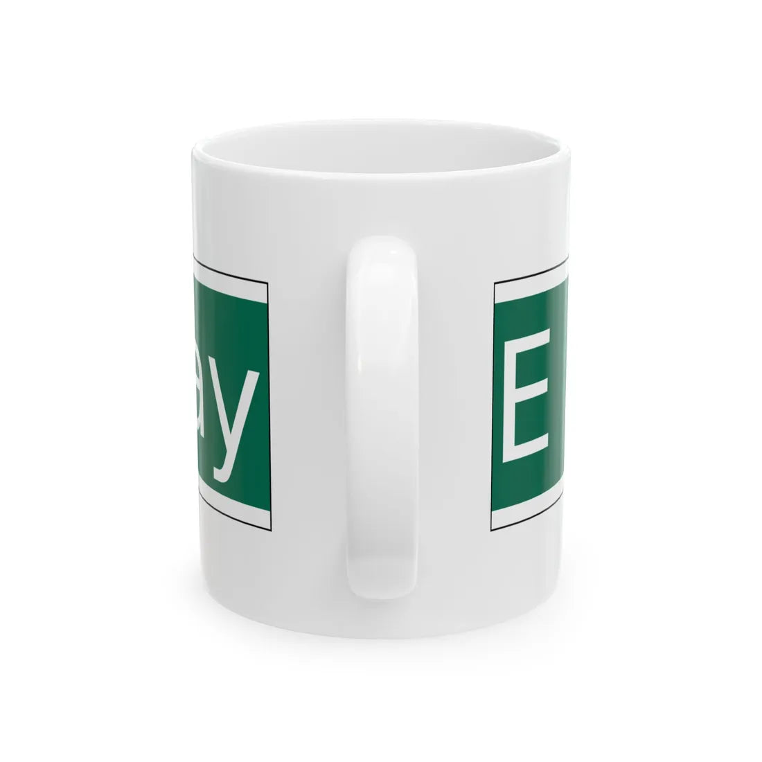 NYCDOT East Broadway Sign (New York) (Road Sign) White Coffee Mug - Go Mug Yourself