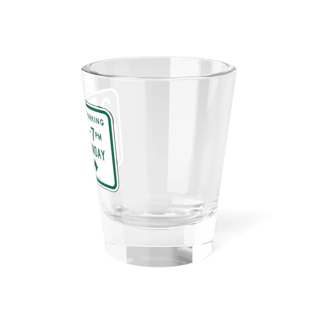 NYCDOT R7-182R (New York) (Road Sign) Shot Glass 1.5oz - Go Mug Yourself