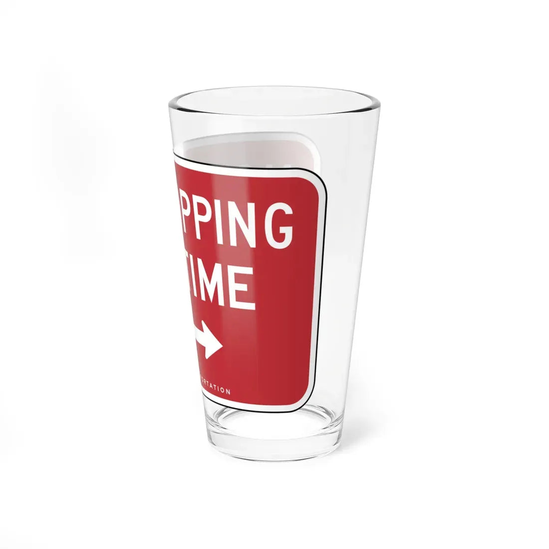 NYCDOT R7-20R (New York) (Road Sign) Pint Glass 16oz - Go Mug Yourself