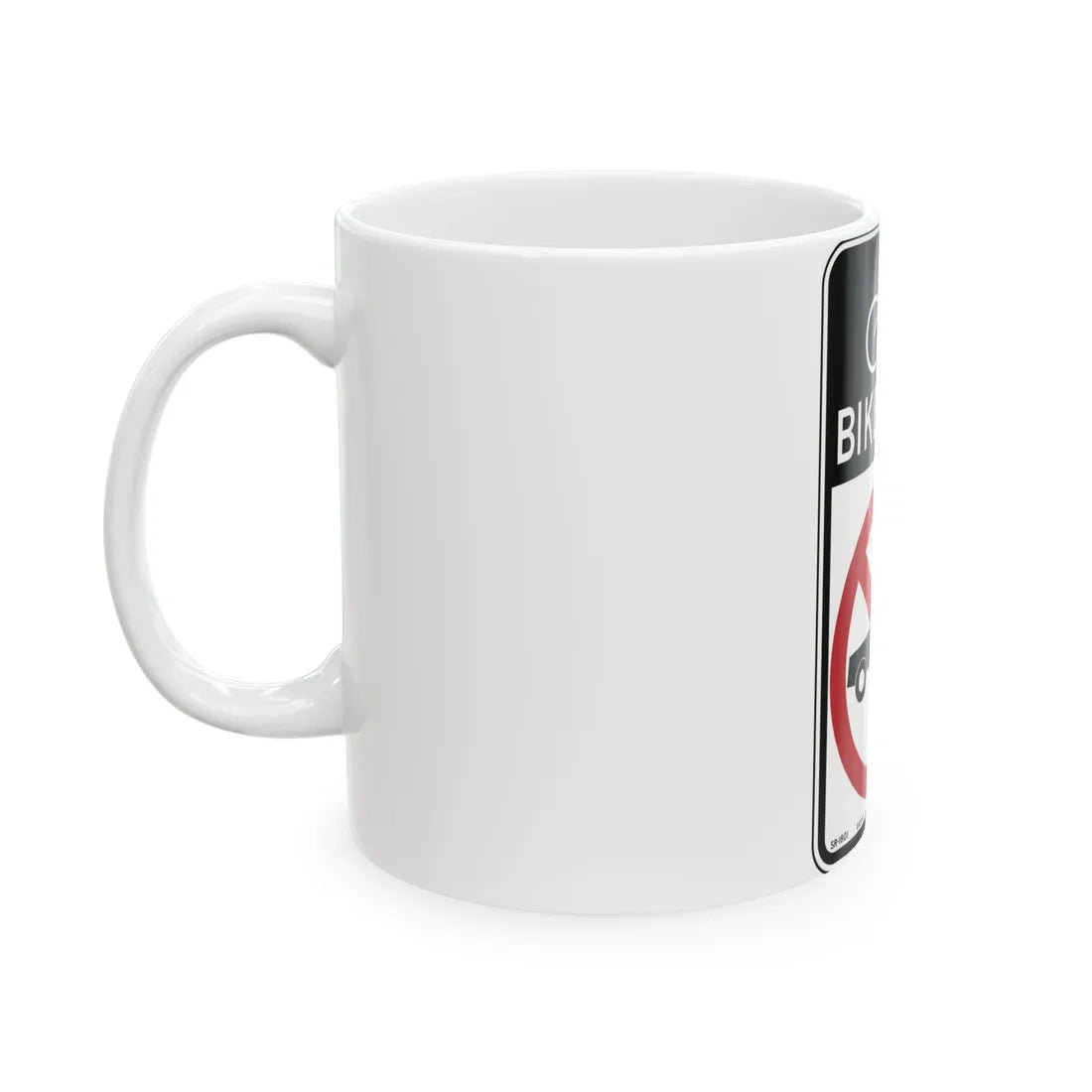 NYCDOT SR-1801 (New York) (Road Sign) White Coffee Mug - Go Mug Yourself