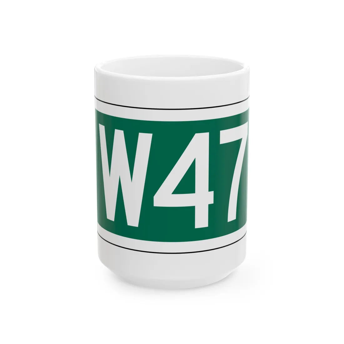 NYCDOT W47 ST Sign (New York) (Road Sign) White Coffee Mug 15oz - Go Mug Yourself