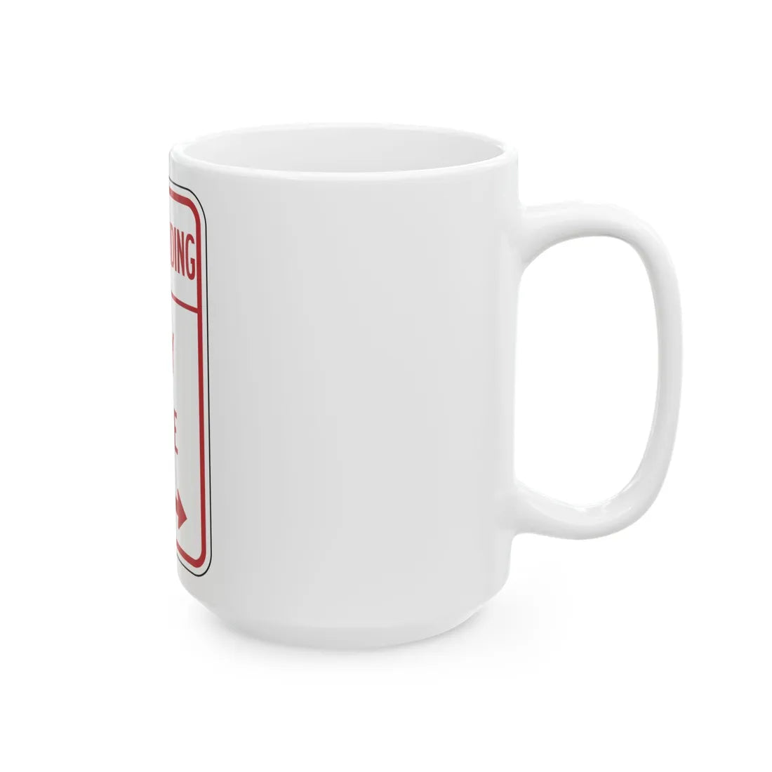 NYSDOT NYP1-5 (New York) (Road Sign) White Coffee Mug - Go Mug Yourself