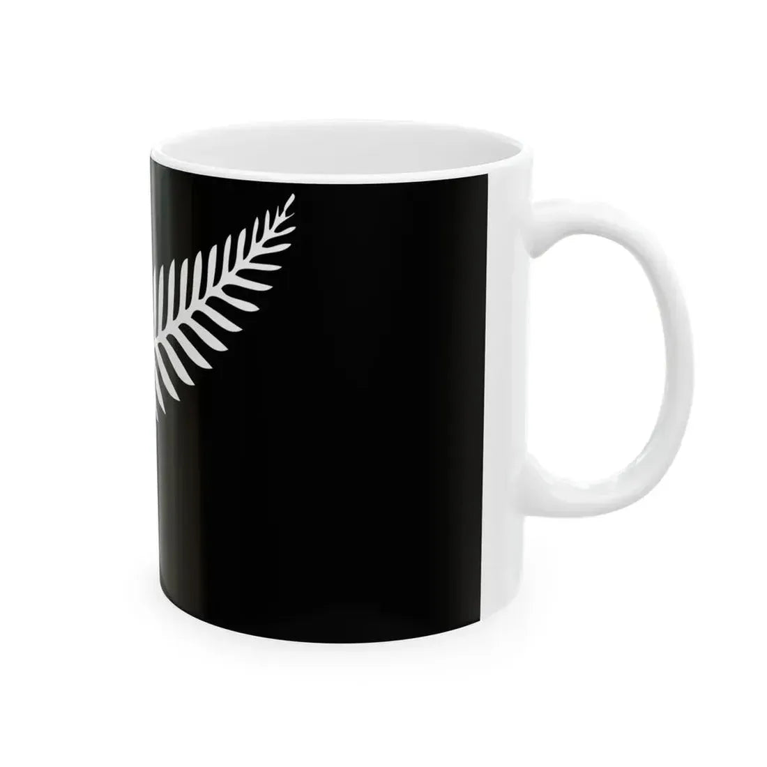 NZ fern flag (New Zealand) White Coffee Mug - Go Mug Yourself