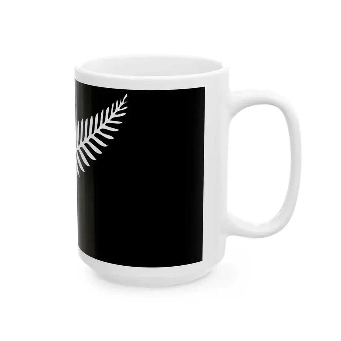 NZ fern flag (New Zealand) White Coffee Mug - Go Mug Yourself