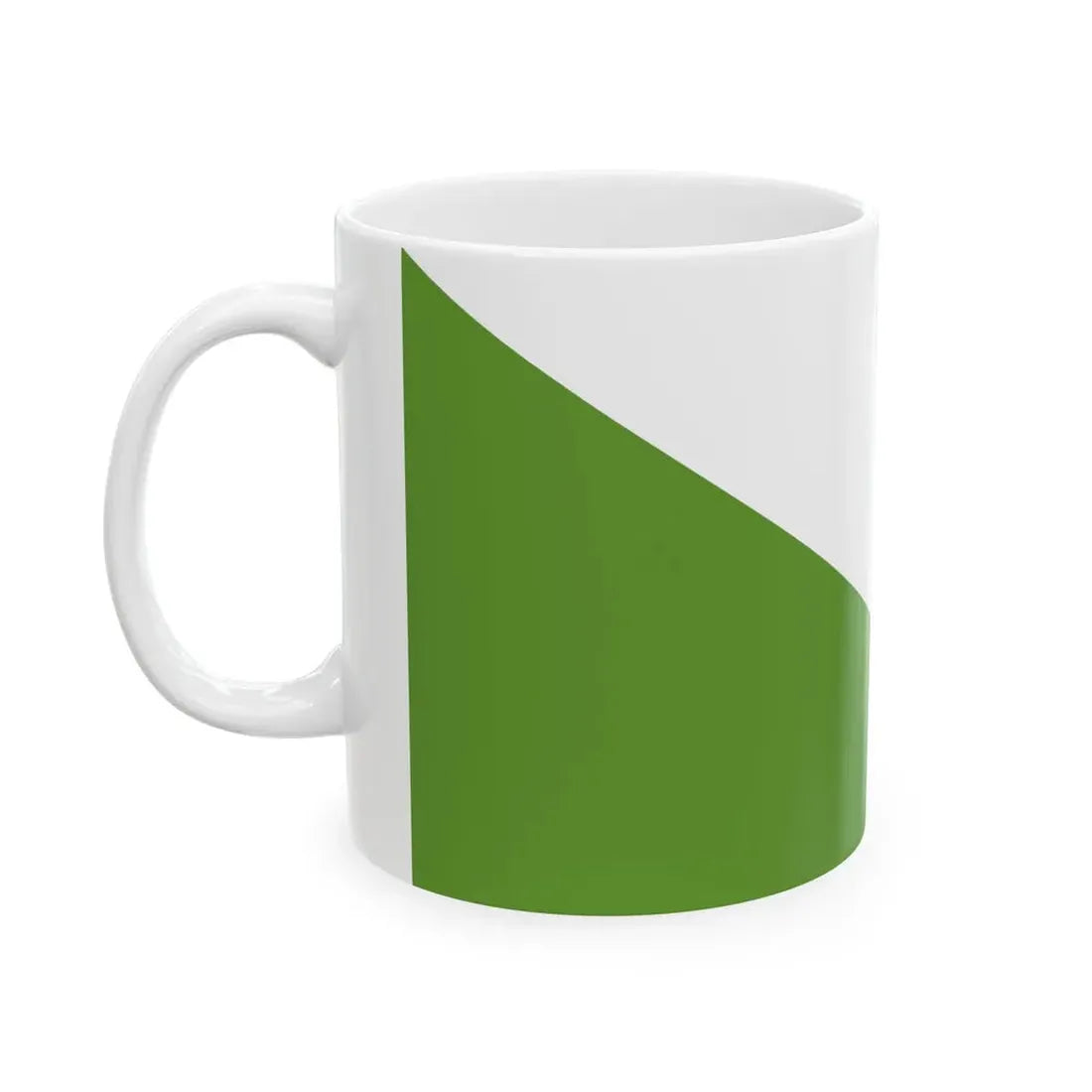 NZ flag design Modern Hundertwasser by Tomas Cottle (New Zealand) White Coffee Mug - Go Mug Yourself