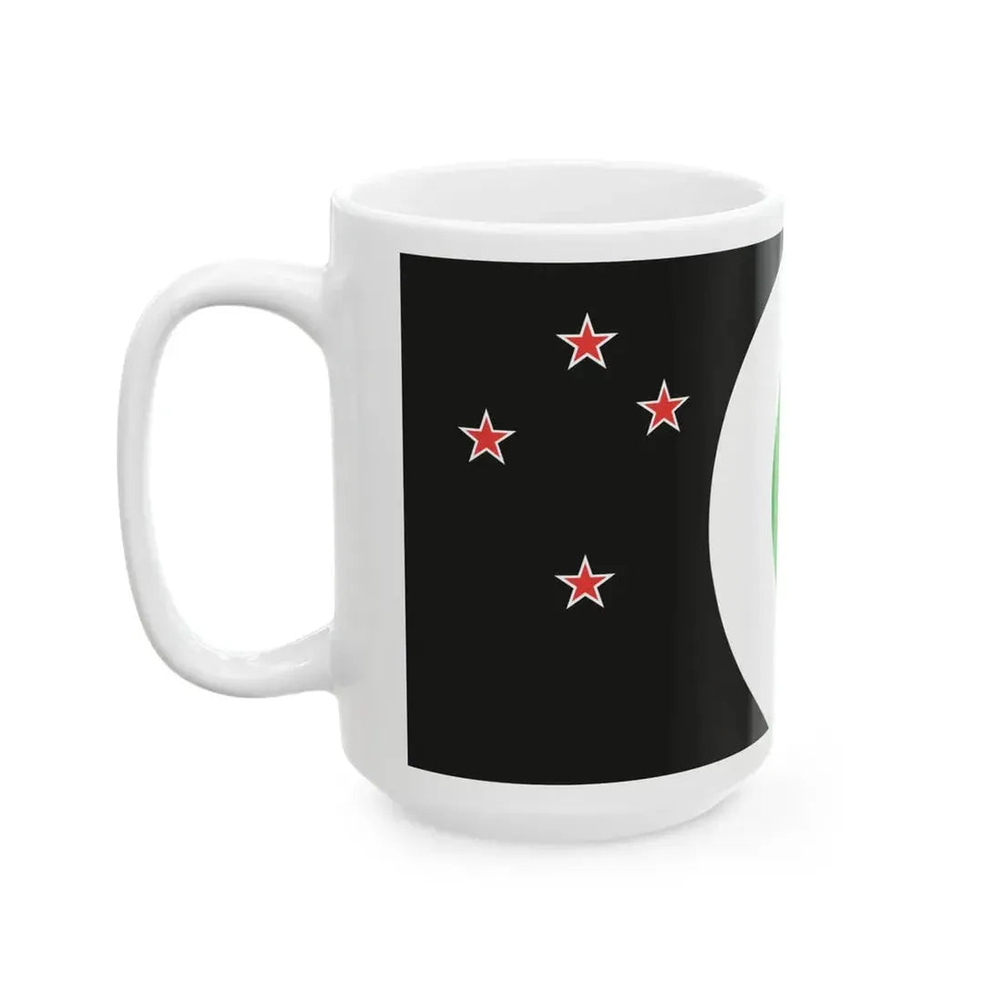 NZ flag design Moving Forward by Dominic Carroll (New Zealand) White Coffee Mug - Go Mug Yourself