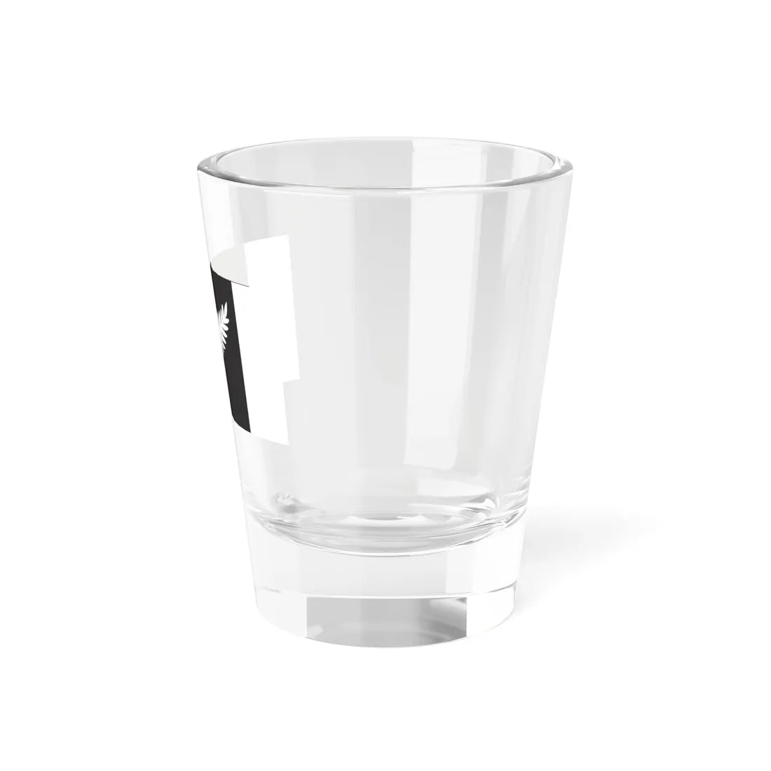 NZ flag design The Black Silver by John Ansell (New Zealand) Shot Glass 1.5oz - Go Mug Yourself