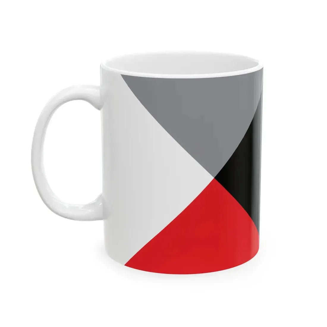 NZ flag design Tukutuku by Pax Zwanikken (New Zealand) White Coffee Mug - Go Mug Yourself