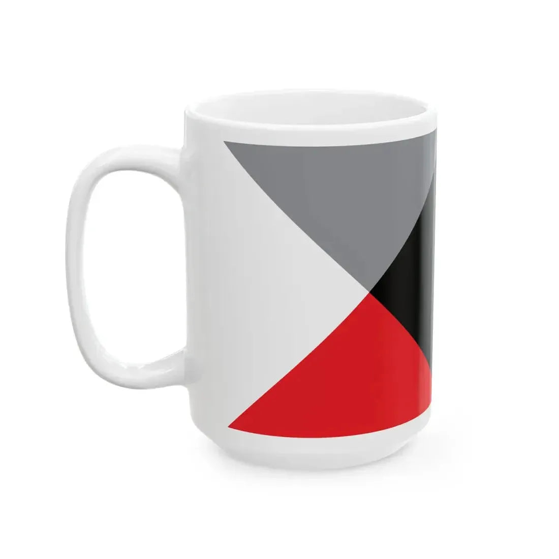NZ flag design Tukutuku by Pax Zwanikken (New Zealand) White Coffee Mug - Go Mug Yourself