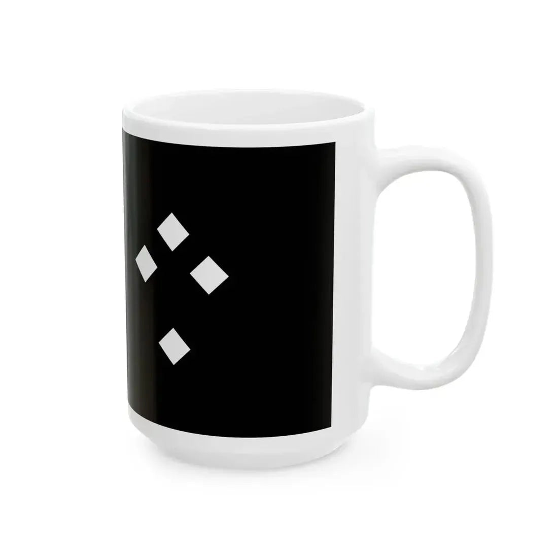 NZ flag design Tukutuku by Pax Zwanikken (New Zealand) White Coffee Mug - Go Mug Yourself