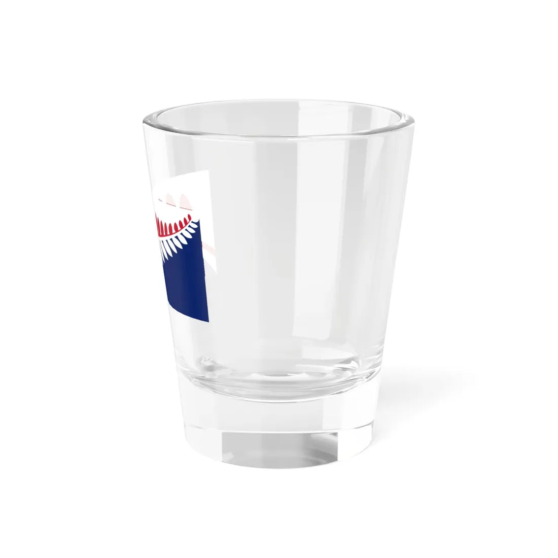 NZ flag design Unity Fern Red Blue by Paul Jackways redesign (New Zealand) Shot Glass 1.5oz - Go Mug Yourself