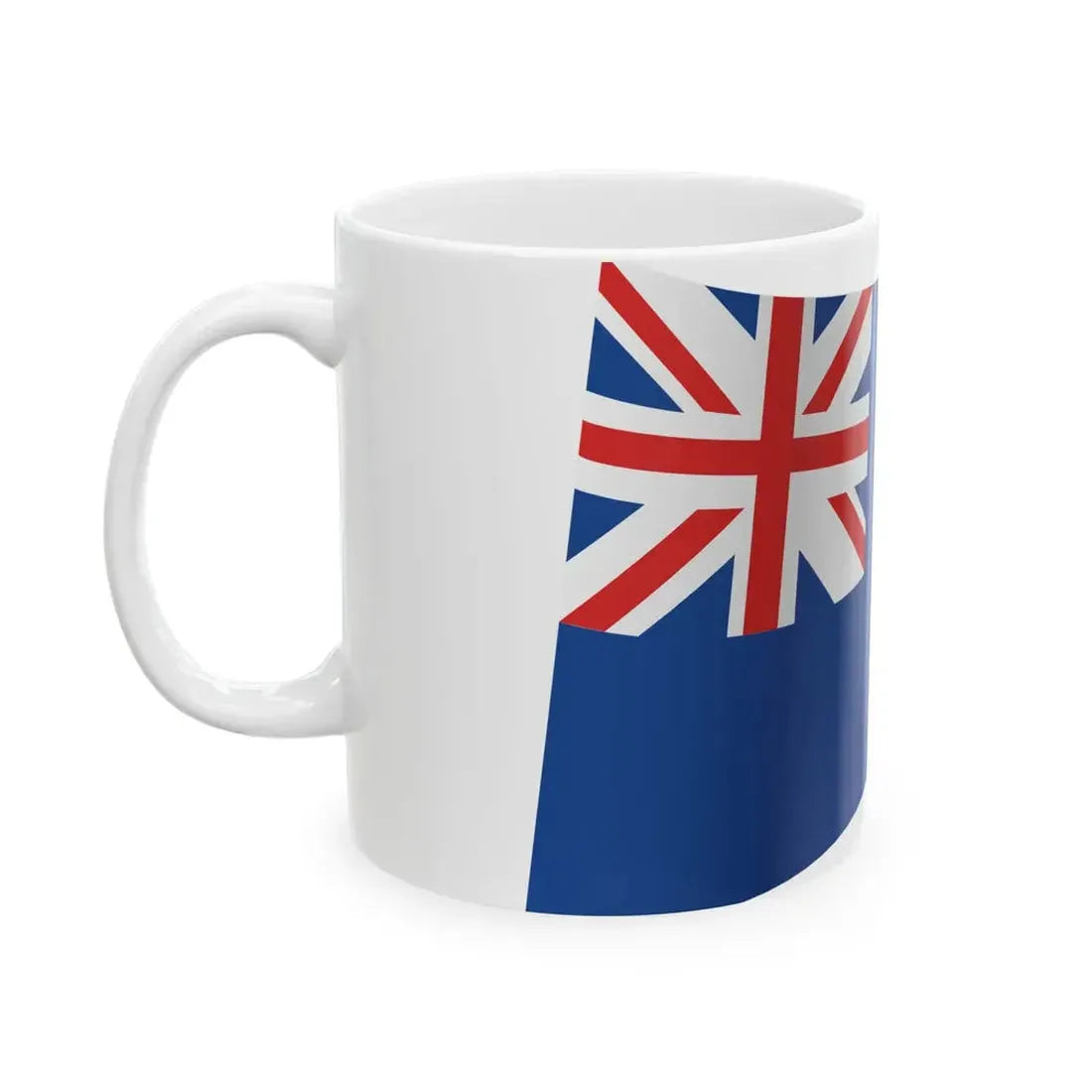 NZ Flag - iconic waving (New Zealand) White Coffee Mug - Go Mug Yourself