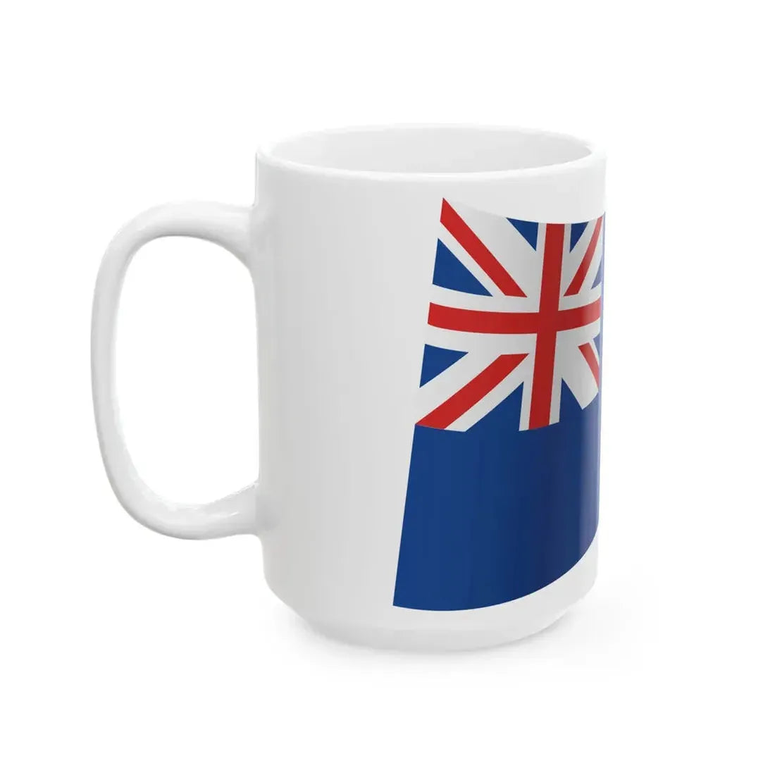 NZ Flag - iconic waving (New Zealand) White Coffee Mug - Go Mug Yourself