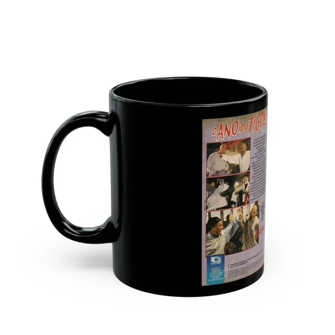 OANO DO TIGRE (VHS COVER) - Black Coffee Mug - Go Mug Yourself