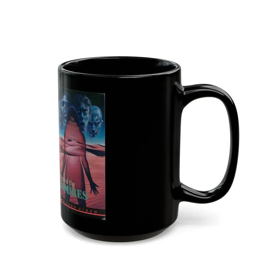 OASIS OF THE ZOMBIES (VHS COVER) - Black Coffee Mug - Go Mug Yourself