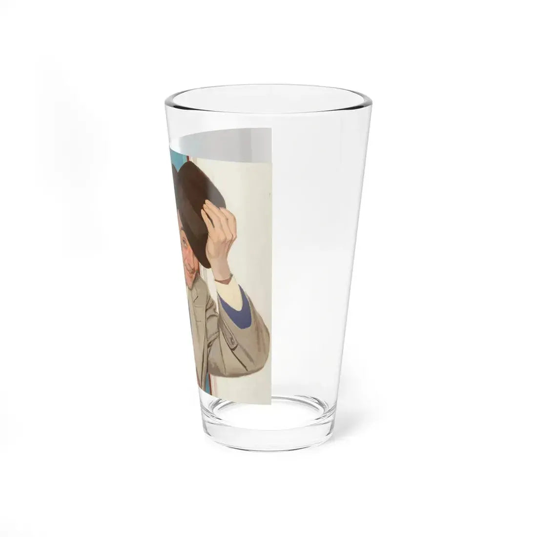 Off to Work, This Week Magazine, 1958 (Magazine Illustration) Pint Glass 16oz - Go Mug Yourself