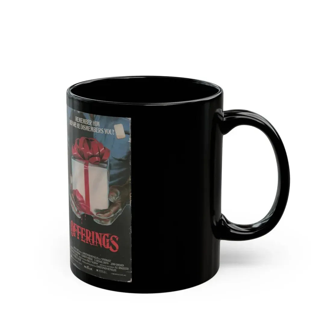 OFFERINGS (VHS COVER) - Black Coffee Mug - Go Mug Yourself