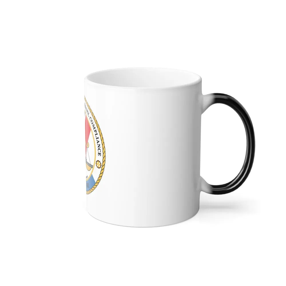 Office of Comm Vessel Cmplnce (U.S. Coast Guard) Color Changing Mug 11oz-Go Mug Yourself