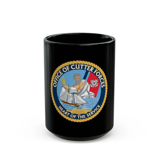 Office of Cutter Forces (U.S. Coast Guard) Black Coffee Mug 15oz - Go Mug Yourself