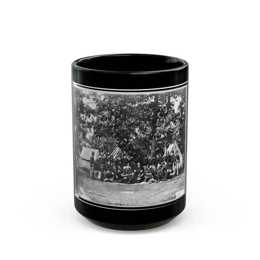Officers Of U.S. Horse Artillery Brigade, Near Culpeper, Va., September, 1863 001 (U.S. Civil War) Black Coffee Mug 15oz - Go Mug Yourself