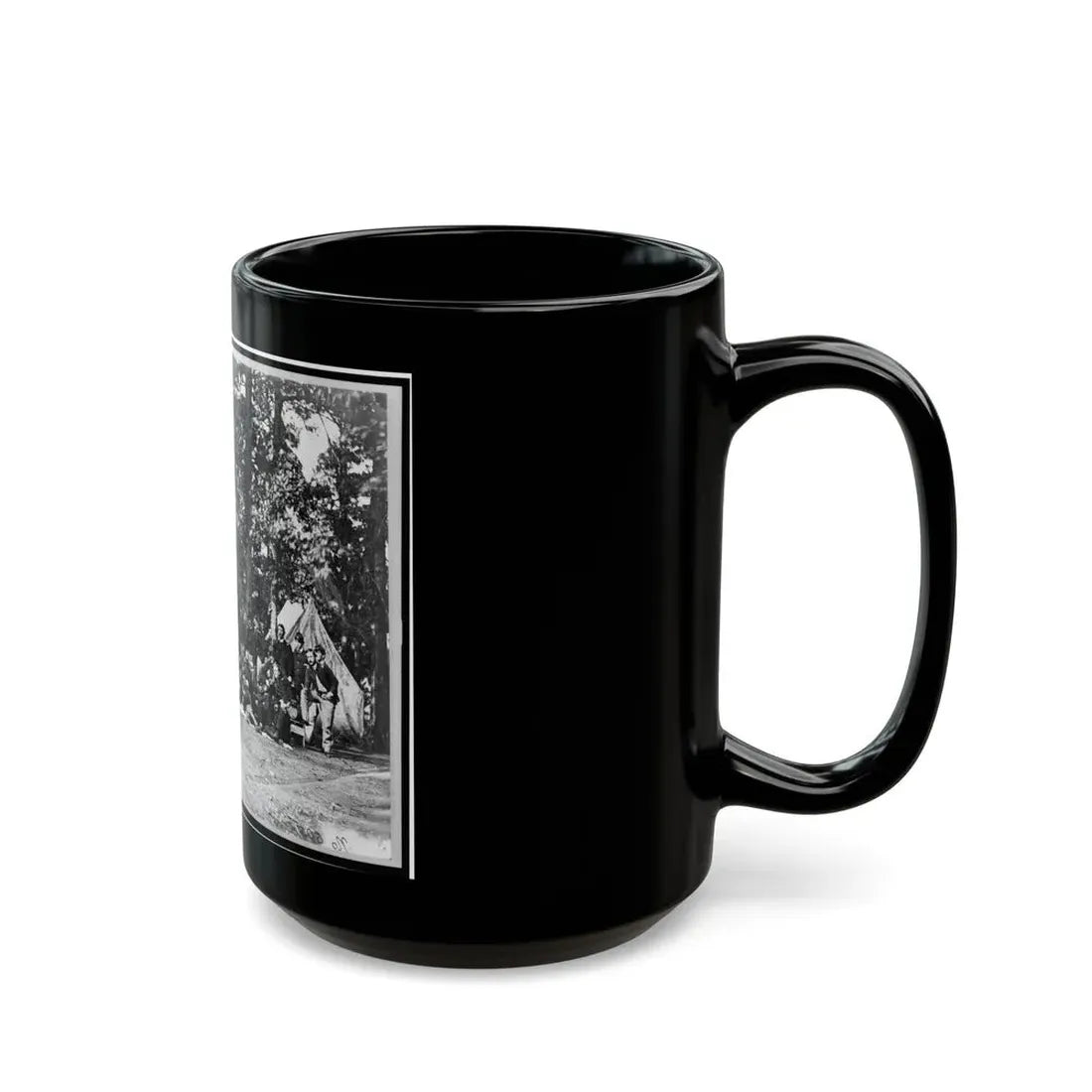 Officers Of U.S. Horse Artillery Brigade, Near Culpeper, Va., September, 1863 001 (U.S. Civil War) Black Coffee Mug - Go Mug Yourself