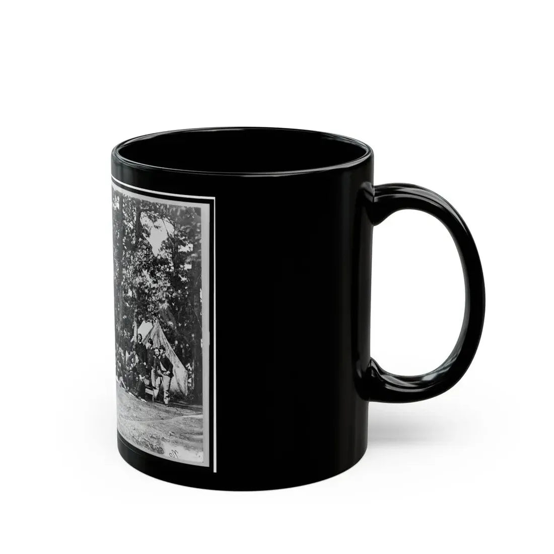 Officers Of U.S. Horse Artillery Brigade, Near Culpeper, Va., September, 1863 001 (U.S. Civil War) Black Coffee Mug - Go Mug Yourself
