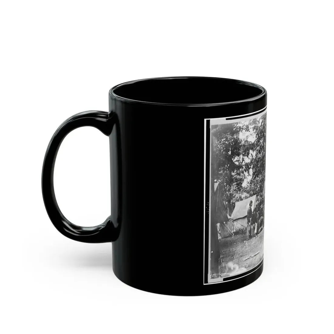 Officers Of U.S. Horse Artillery Brigade, Near Culpeper, Va., September, 1863 001 (U.S. Civil War) Black Coffee Mug - Go Mug Yourself