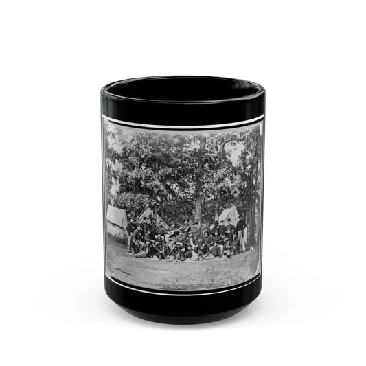 Officers Of U.S. Horse Artillery Brigade, Near Culpeper, Va., September, 1863 (U.S. Civil War) Black Coffee Mug 15oz - Go Mug Yourself