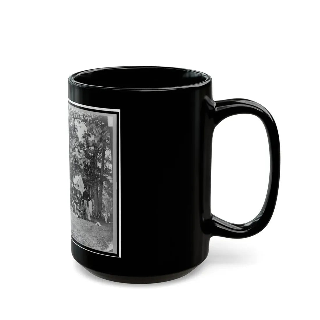 Officers Of U.S. Horse Artillery Brigade, Near Culpeper, Va., September, 1863 (U.S. Civil War) Black Coffee Mug - Go Mug Yourself