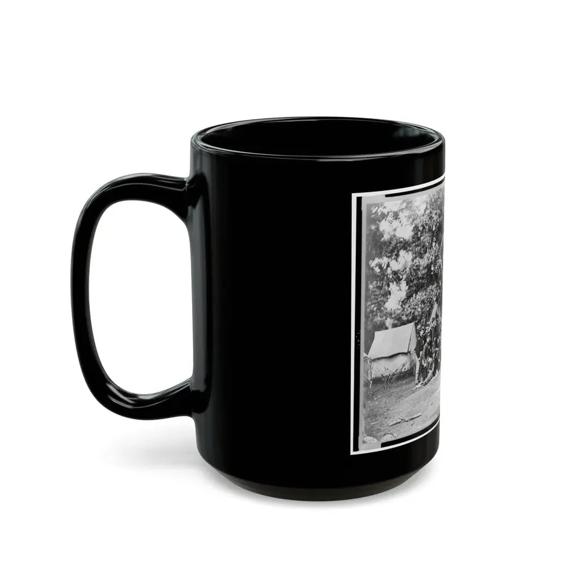 Officers Of U.S. Horse Artillery Brigade, Near Culpeper, Va., September, 1863 (U.S. Civil War) Black Coffee Mug - Go Mug Yourself