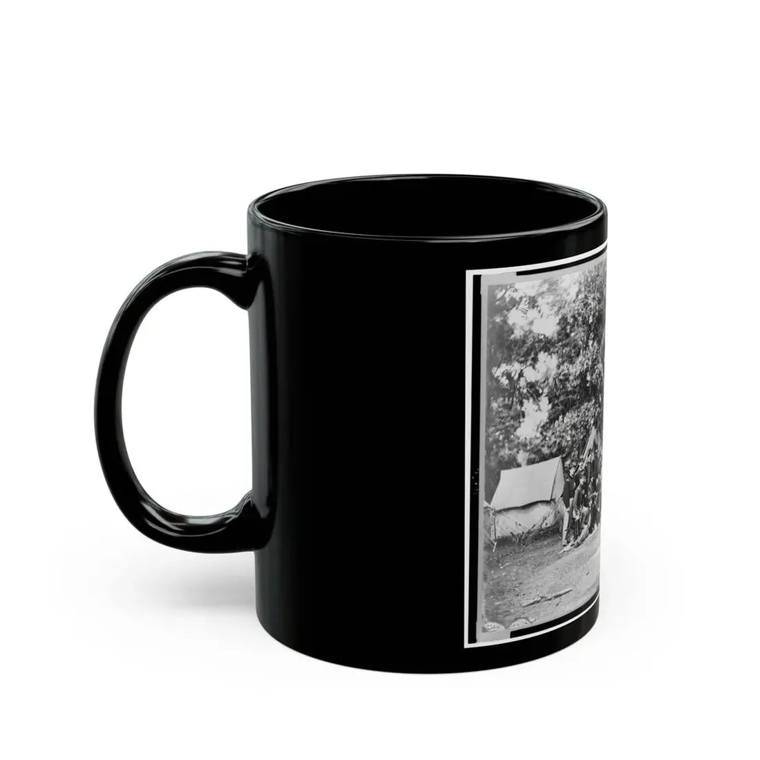 Officers Of U.S. Horse Artillery Brigade, Near Culpeper, Va., September, 1863 (U.S. Civil War) Black Coffee Mug - Go Mug Yourself