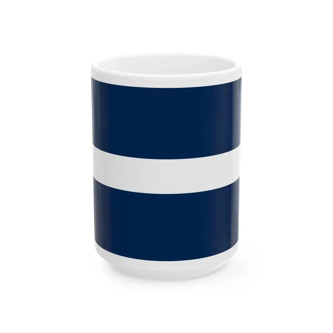 Official flag of Latgale (Latvia) White Coffee Mug 15oz - Go Mug Yourself
