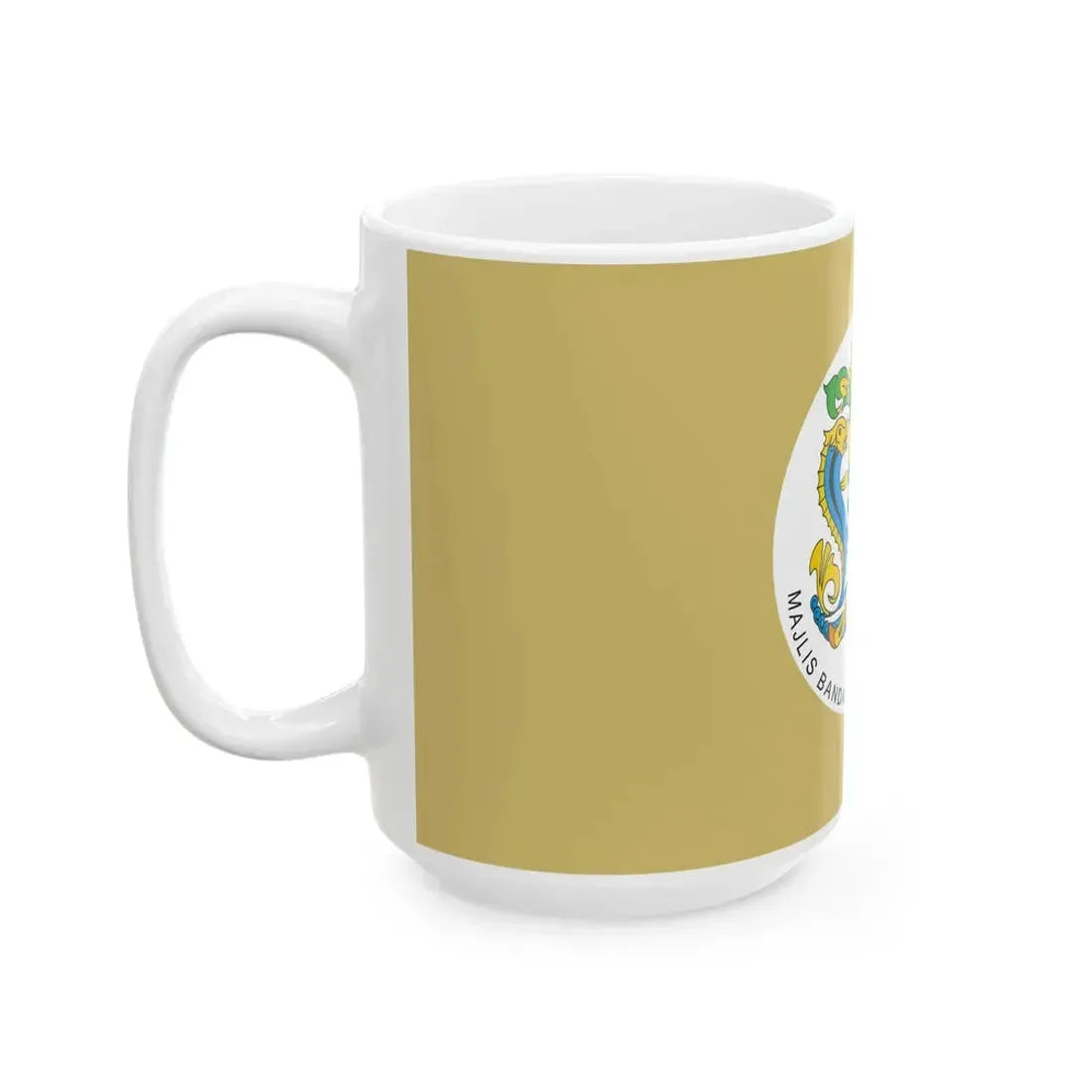 Official flag of the Penang Island City Council (Malaysia) White Coffee Mug - Go Mug Yourself
