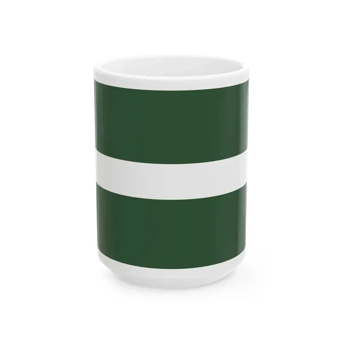 Official flag of Zemgale (Latvia) White Coffee Mug 15oz - Go Mug Yourself