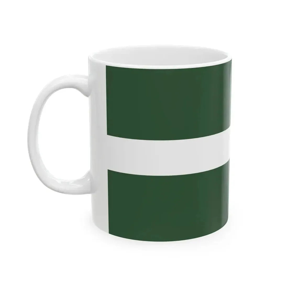 Official flag of Zemgale (Latvia) White Coffee Mug - Go Mug Yourself