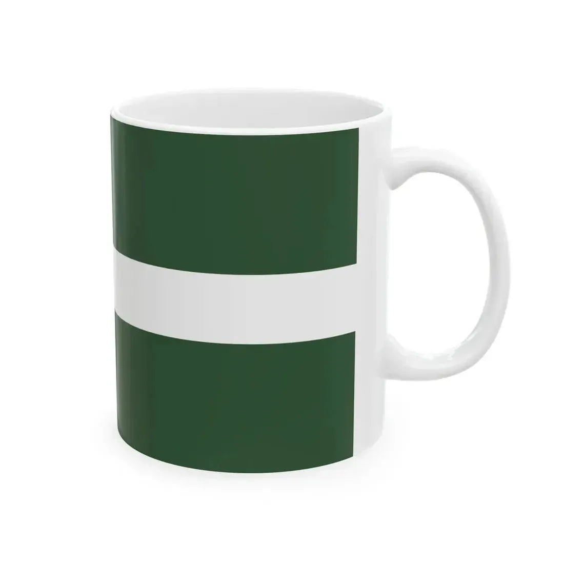 Official flag of Zemgale (Latvia) White Coffee Mug - Go Mug Yourself