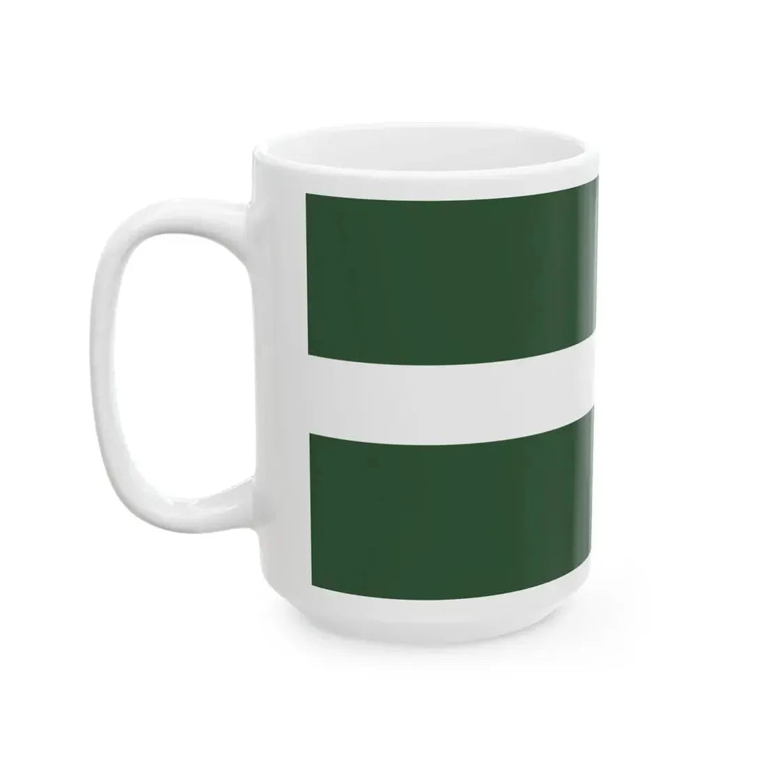 Official flag of Zemgale (Latvia) White Coffee Mug - Go Mug Yourself