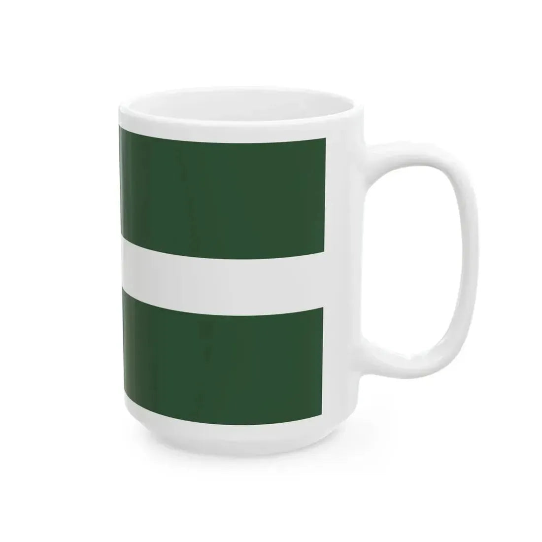 Official flag of Zemgale (Latvia) White Coffee Mug - Go Mug Yourself