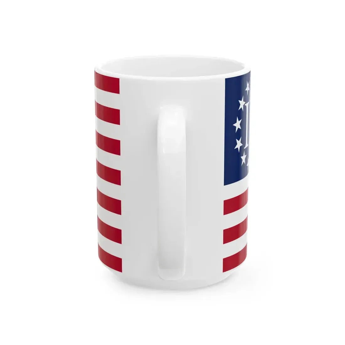 Official Three Percent Flag (United States) White Coffee Mug - Go Mug Yourself