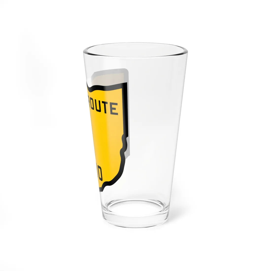 OH-1 1920 (Ohio) (Road Sign) Pint Glss 16oz - Go Mug Yourself