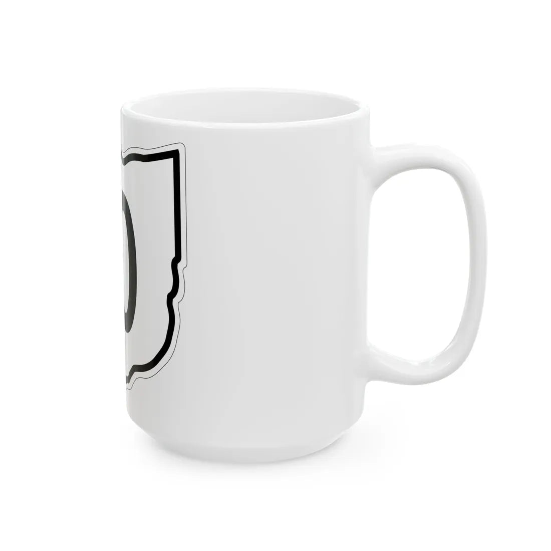 OH-10 1960 (Ohio) (Road Sign) White Coffee Mug - Go Mug Yourself