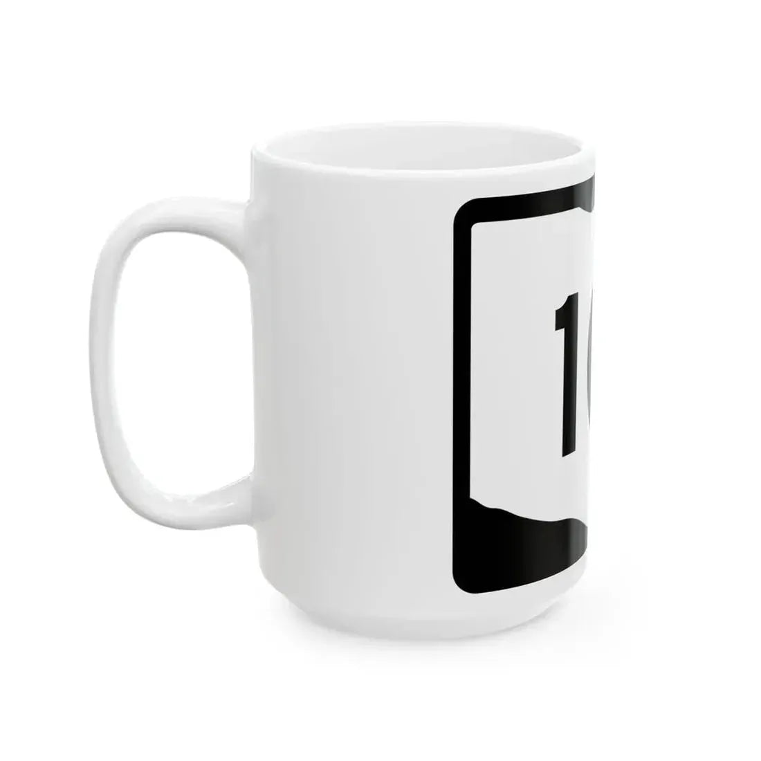 OH-101 (Ohio) (Road Sign) White Coffee Mug - Go Mug Yourself