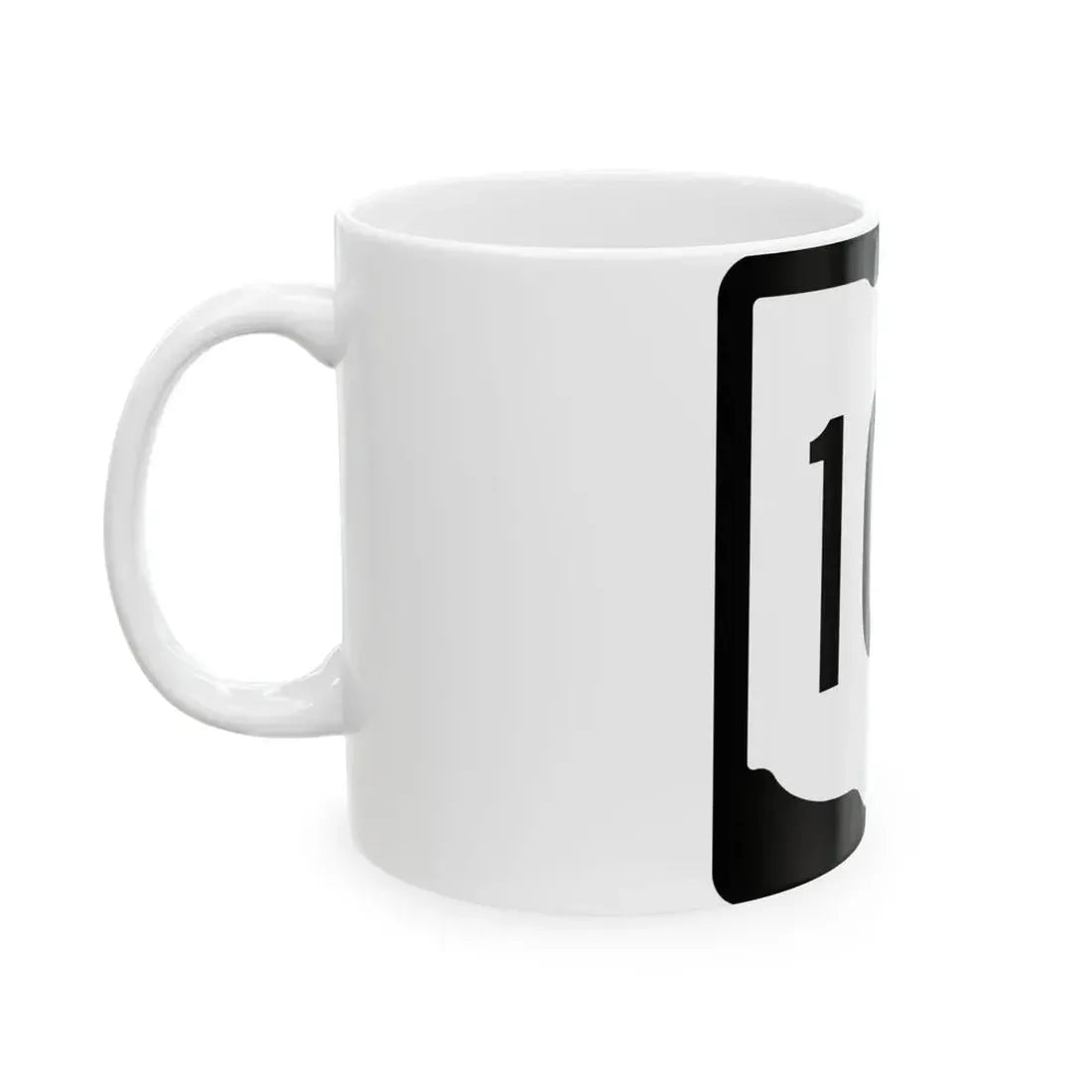 OH-104 1967 (Ohio) (Road Sign) White Coffee Mug - Go Mug Yourself