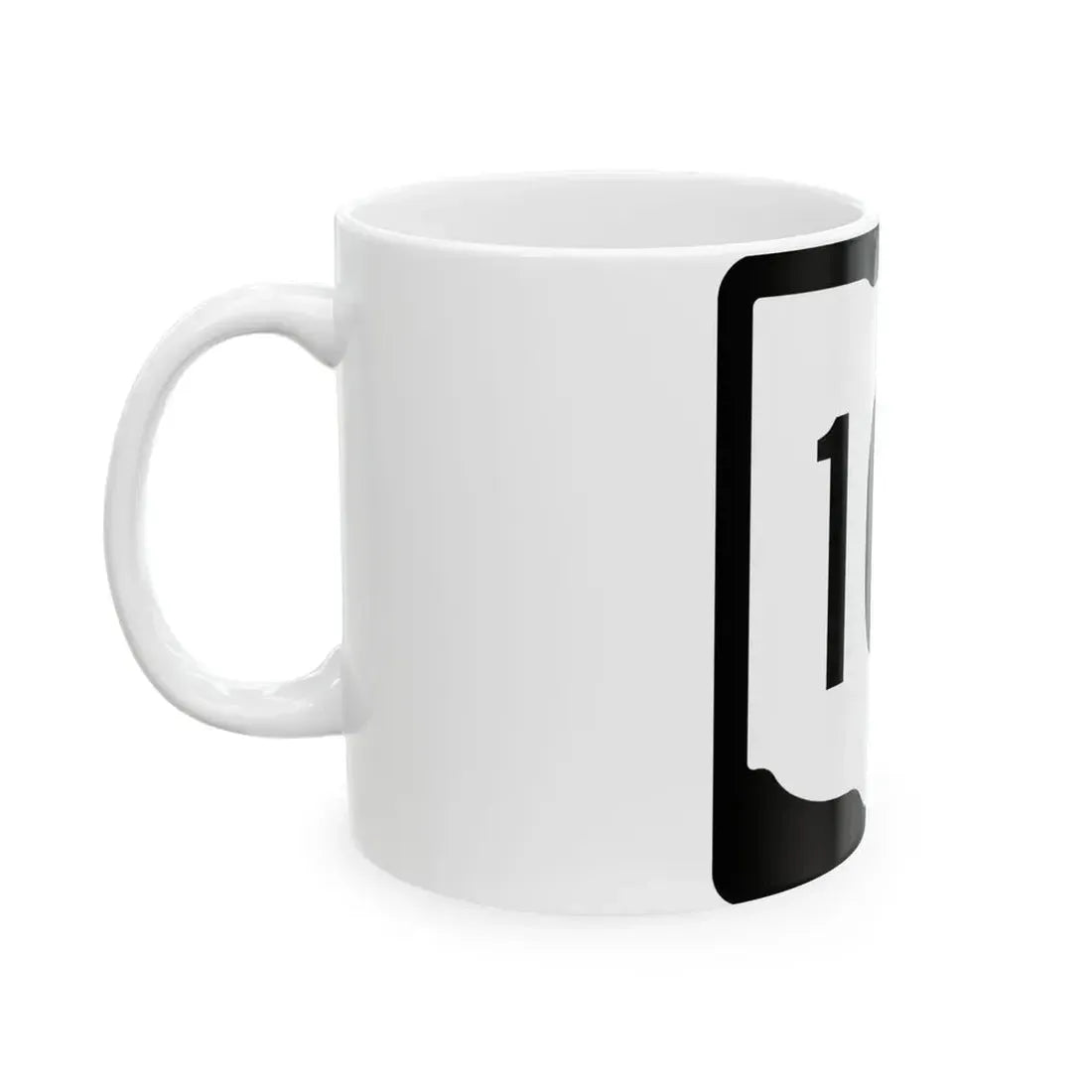 OH-106 1967 (Ohio) (Road Sign) White Coffee Mug - Go Mug Yourself