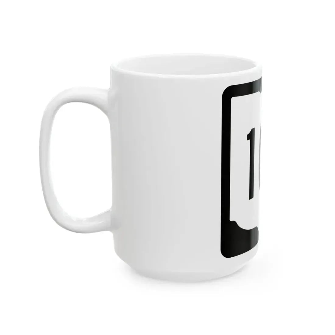 OH-107 1967 (Ohio) (Road Sign) White Coffee Mug - Go Mug Yourself