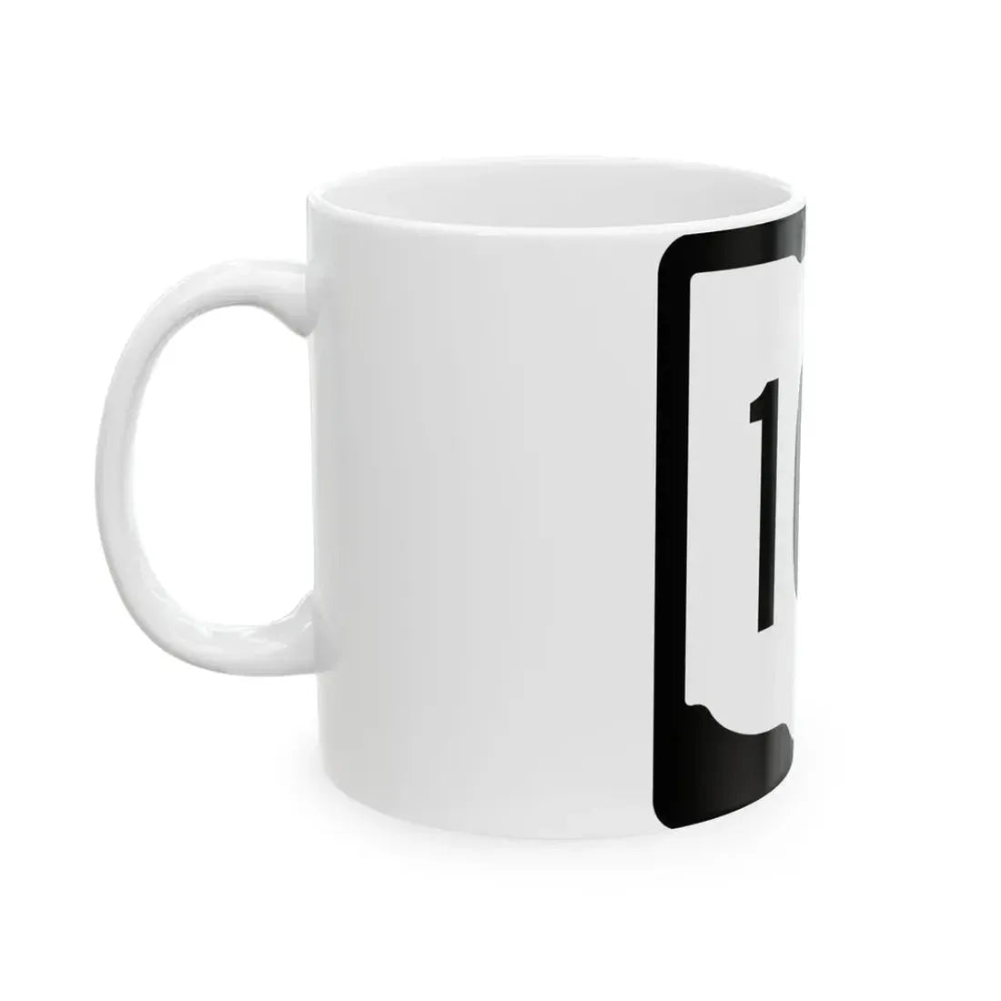 OH-108 1967 (Ohio) (Road Sign) White Coffee Mug - Go Mug Yourself