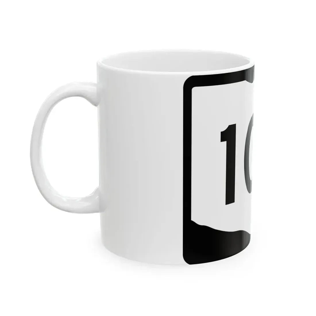 OH-108 (Ohio) (Road Sign) White Coffee Mug - Go Mug Yourself